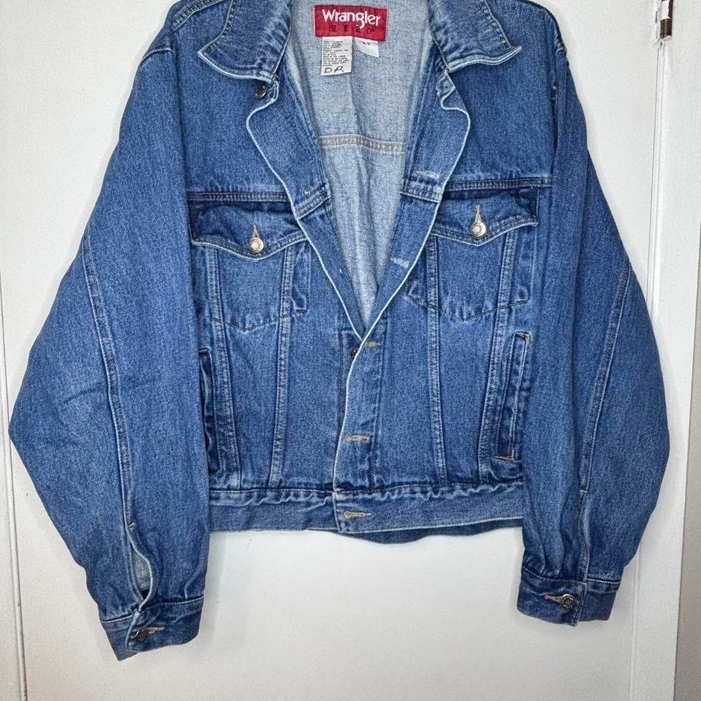Vintage 1990's Original Wrangler blue denim jacket Size M